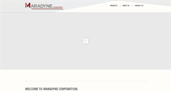 Desktop Screenshot of maradyne.com